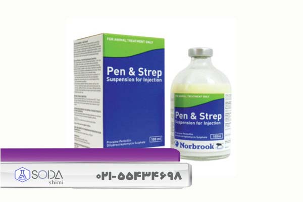 Pennstrep کاربرد پن استرپ ( پنی سیلین + استرپتومایسین) | PEN-STREP